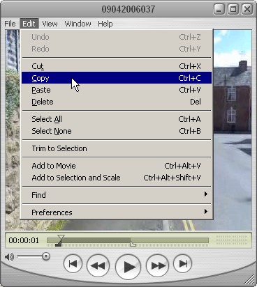 Screengrab from Nokia N70 video capture