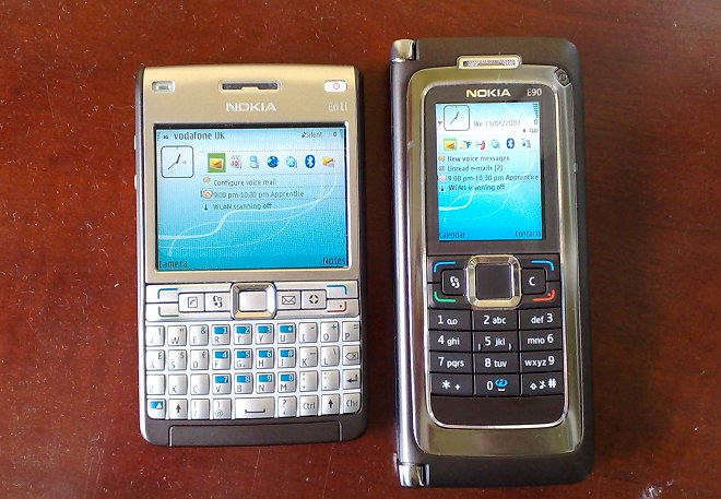 Nokia E61i and E90