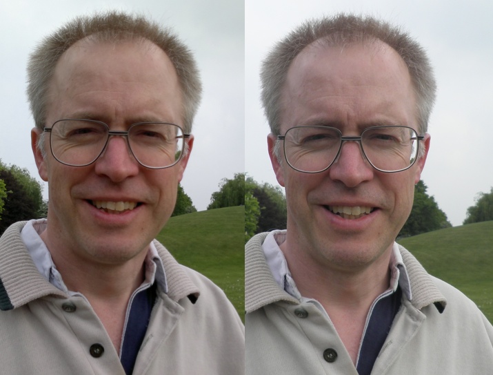 Cropped images, E7 vs Olympus