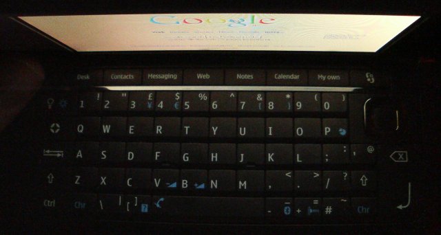 Browsing on the Nokia E90