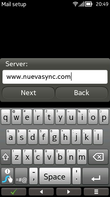 Screenshot, Nuevasync tutorial