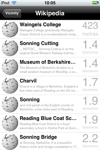 iPhone screenshot