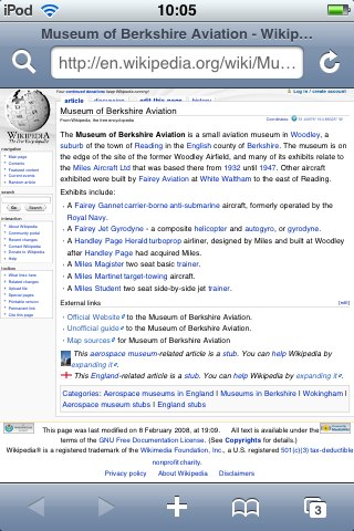 iPhone screenshot
