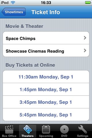iPhone screenshot