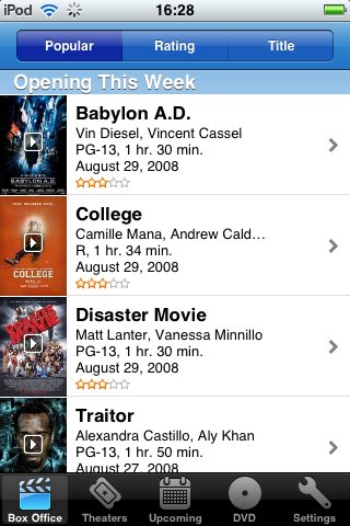 iPhone screenshot