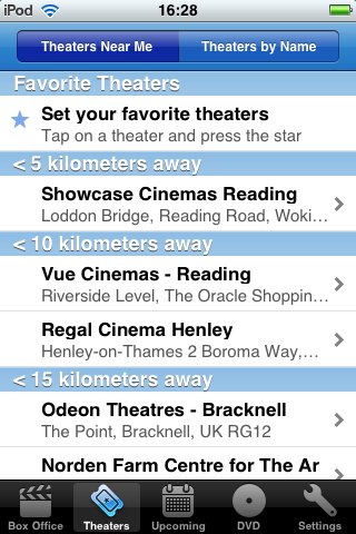 iPhone screenshot