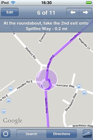 iPhone screenshot