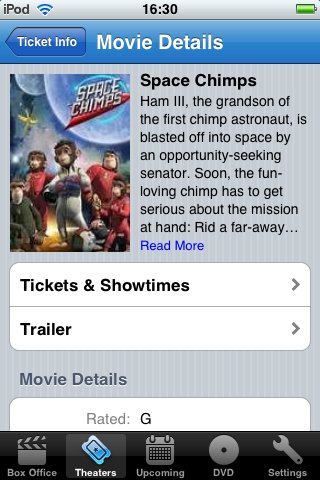 iPhone screenshot