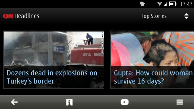 Screenshot, Live TV article