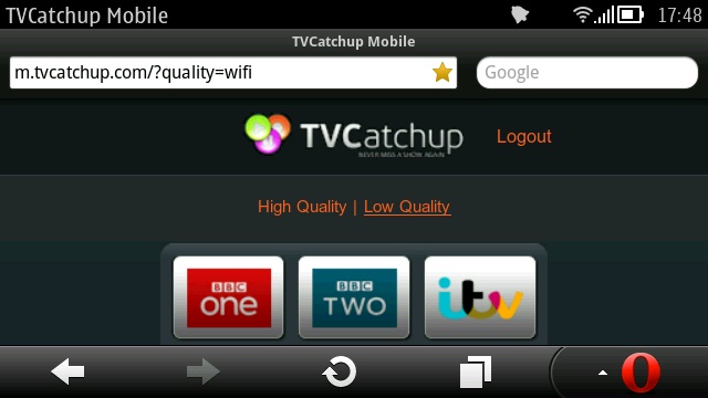 Screenshot, Live TV article