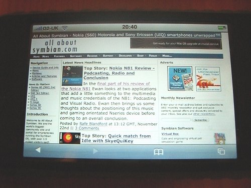 AAS on the iPhone