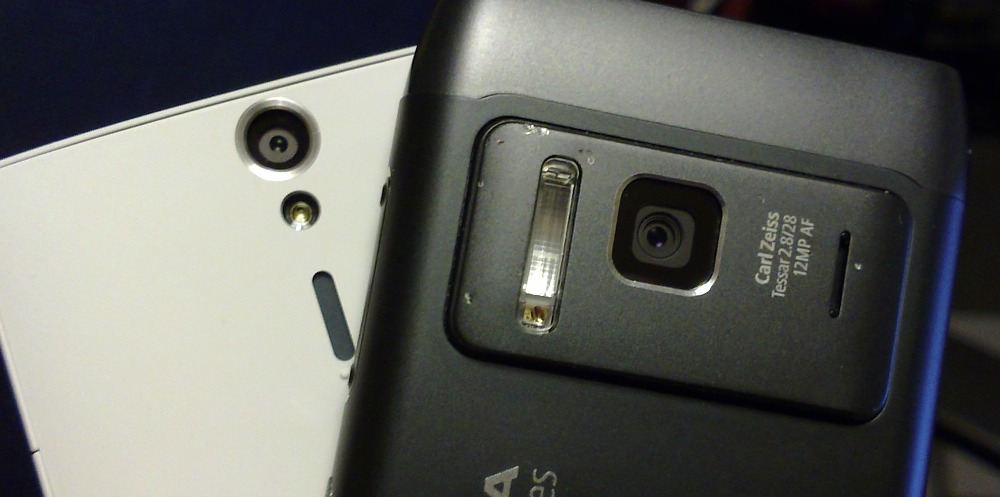 Xperia S and Nokia N8 cameras