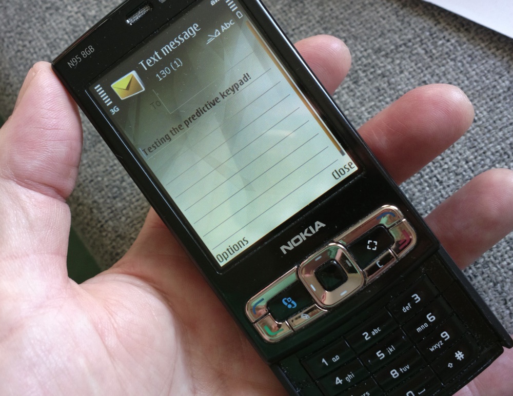 Nokia N95 8GB, a blast from the past - five YEARS!