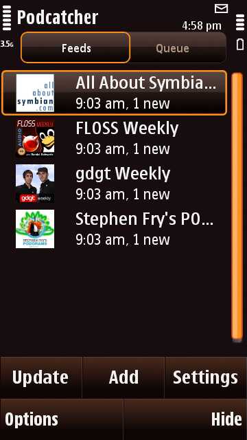 Exclusive: Previewing Symbian^3's Podcatcher