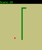The example Snake game