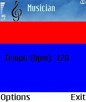 Musician's menu