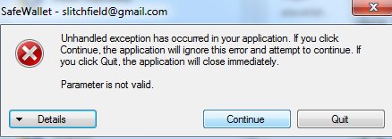 Screenshot, SafeWallet migration