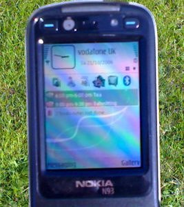 N93 in sunlight