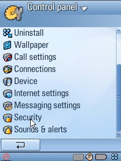 UIQ 3 screenshot