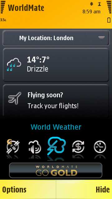 Worldmate screenshot