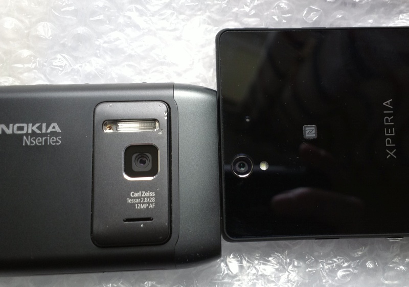 (2010) N8 and Xperia Z (2013)