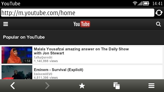 Screenshot, YouTube on mobile