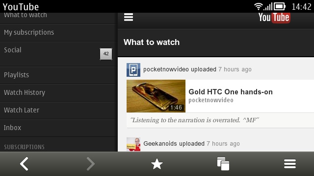 Screenshot, YouTube on mobile
