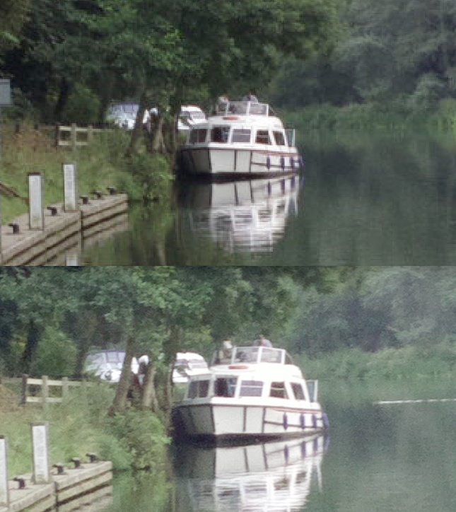 Low light boat zoom comparison