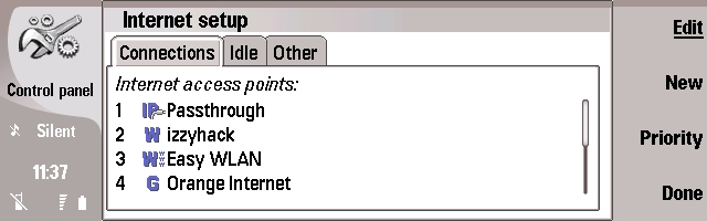 Nokia 9500 Connection