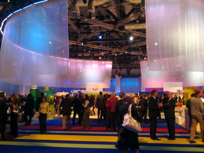 My first glimpse of the Nokia World 2010 Experience Lounge