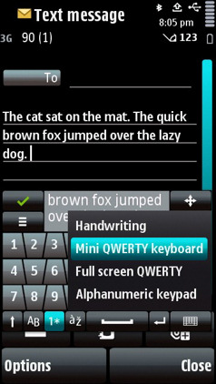 5800 mini qwerty