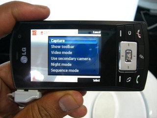 LG KS10 Camera viewfinder