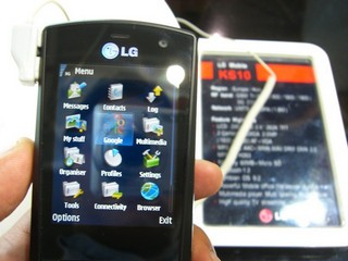 LG KS10 Google Applications