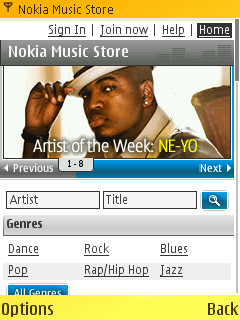 Nokia Music Store online