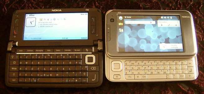 Nokia E90 and Nokia N810