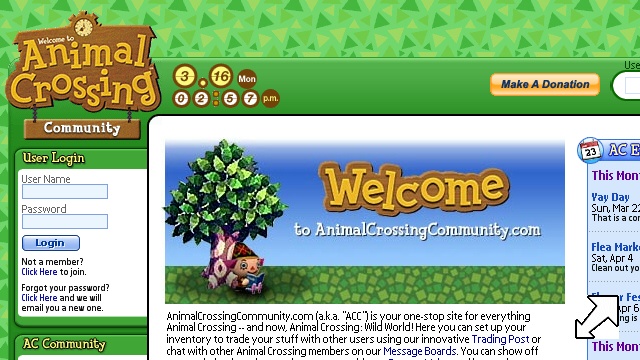 Nokia 5800 web browser in full screen horizontal mode