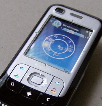 Nokia 6110 Navigator satellite constellation