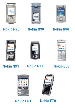 S60 Nseries and Eseries Smartphones