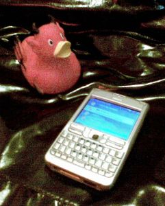 Nokia E61 and a rubber duck