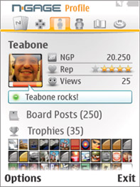 Screenshot of the Next Gen N-Gage Arena