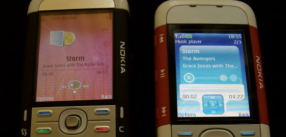 Nokia 5700 and 5300 music player apps