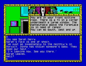 Twice Shy, a Sinclair ZX Spectrum adventure game