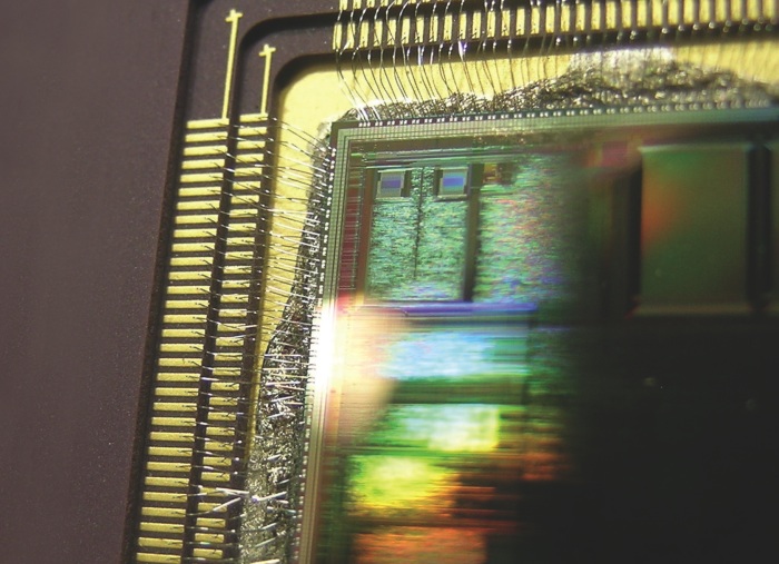 ARM chip, close-up