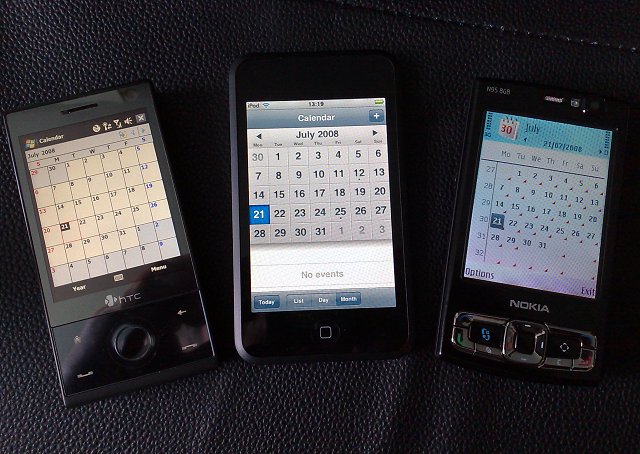 The three contenders