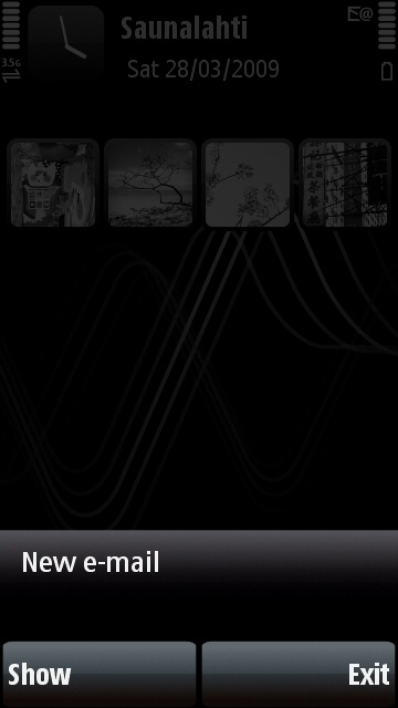New e-mail on Nokia 5800 XpressMusic