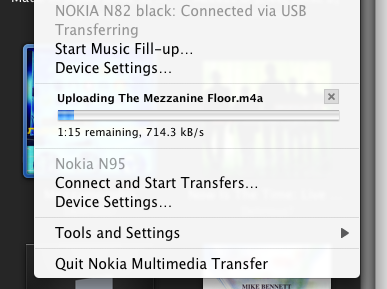 Syncing music