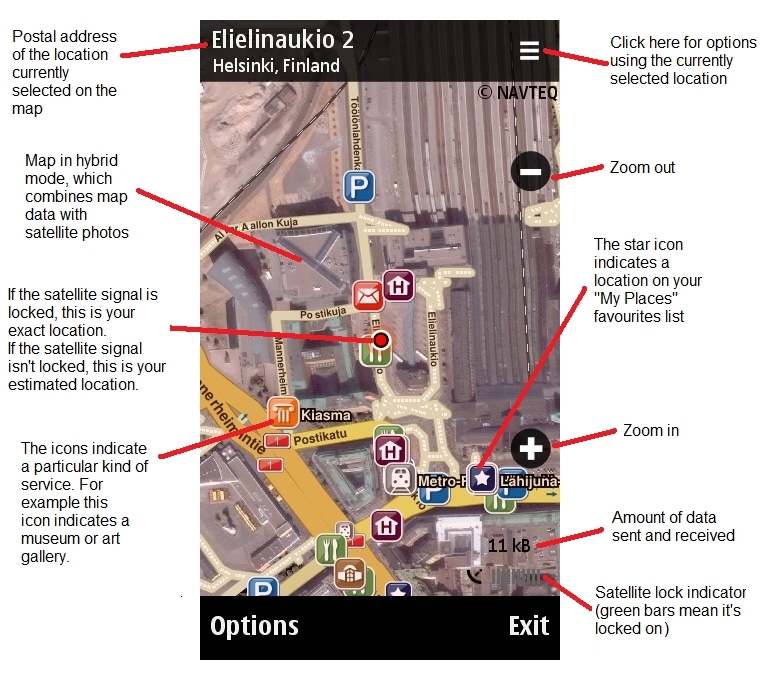 Nokia Maps guide