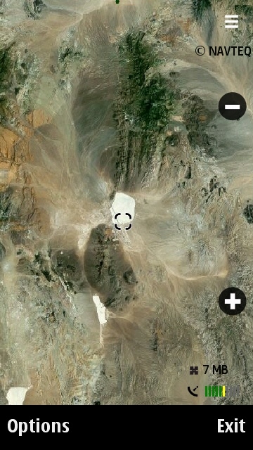 Area 51 on Nokia Maps