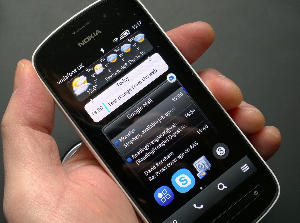 Synced Google email and data on Symbian