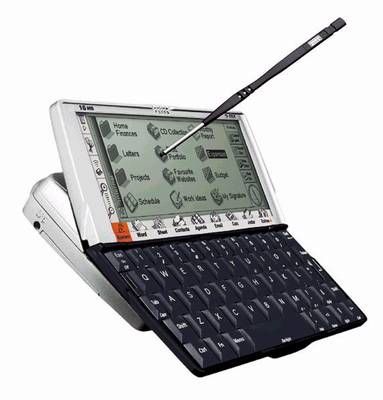 Psion palmtop with touchscreen